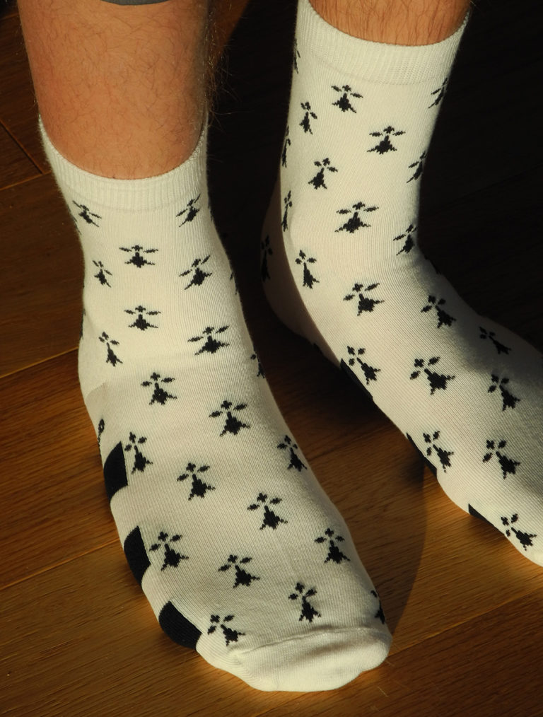 Chaussettes bretonnes Gwen ha Du en coton bio – Image 3