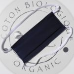 Masque barrière tissu "Marine" en coton bio - contrôlée DGA catégorie 2 - fabrication Bretonne