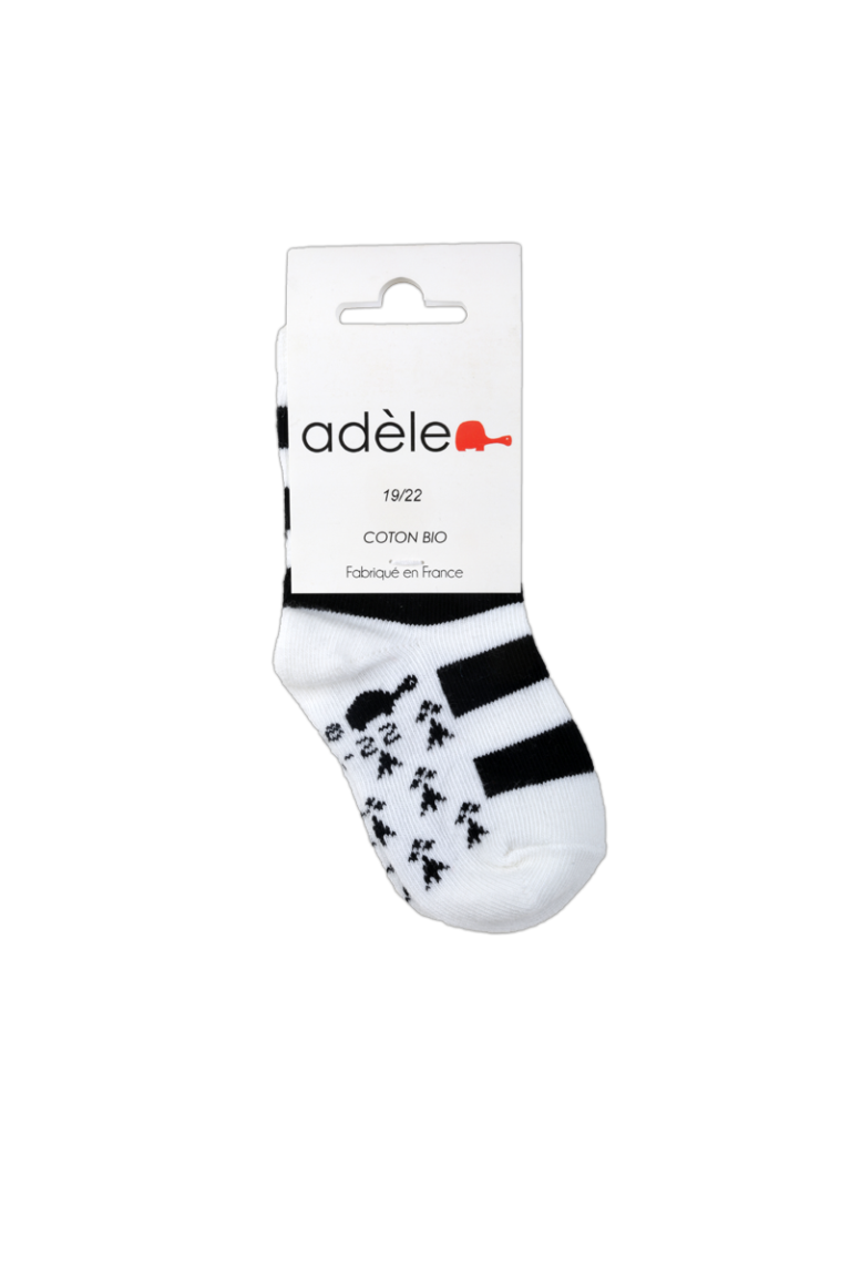 Chaussettes Bretonnes Gwen ha Du bébé
