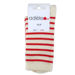 chaussettes courtes Naturel & corail