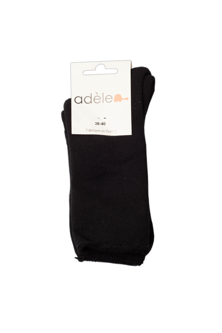 chaussettes bouclettes noires