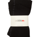 Collant sans pied coton bio Noir