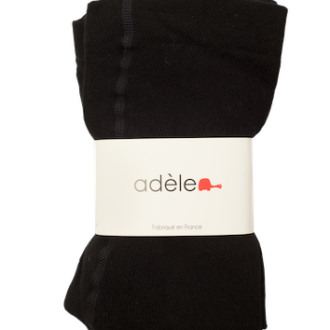 Collant sans pied coton bio Noir