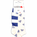 Socquettes Bretonnes Triskell bleu