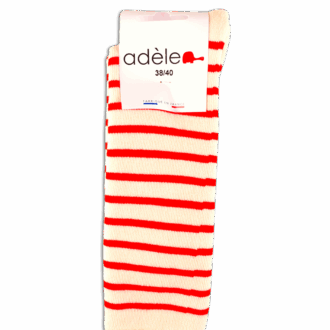 bouclettes bio Marinière corail