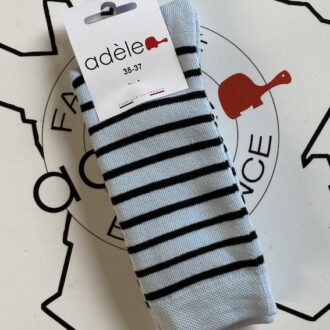 bouclettes bio Marinière bleu ciel