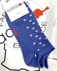 Socquettes Bleu étoilé