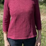 Manches 3/4 bio Framboise